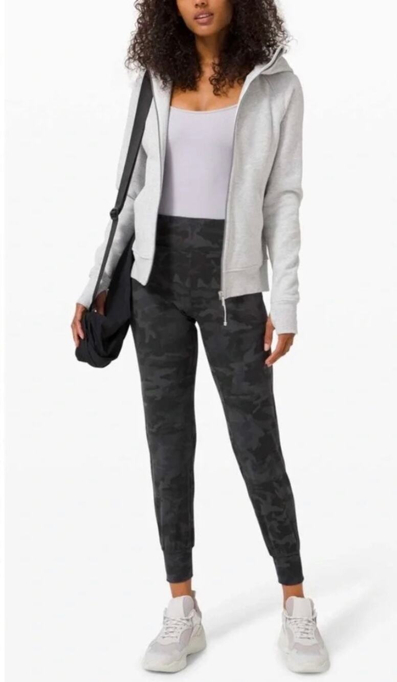 Lululemon Align High Rise Jogger‎ Incognito Camo Multi Grey Size 6 Yoga Athletic